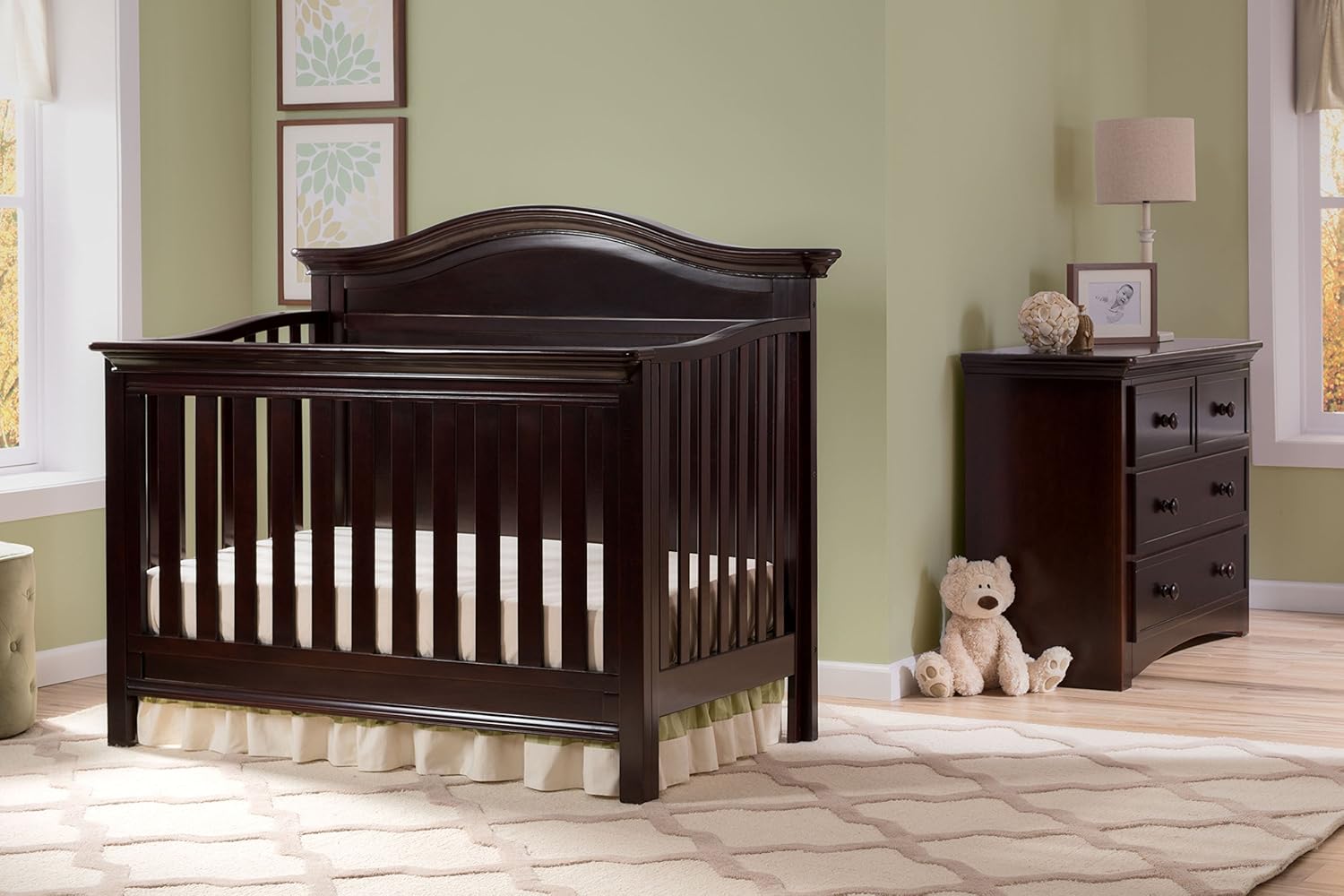 snap on baby crib