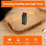 Stone TH 120Pcs Air Fryer Liners for Ninja Dual Air Fryer Parchment Paper Liners view 5