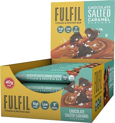 Fulfil Vitamin and Protein Bar 40g Chocolate Salted Caramel x15