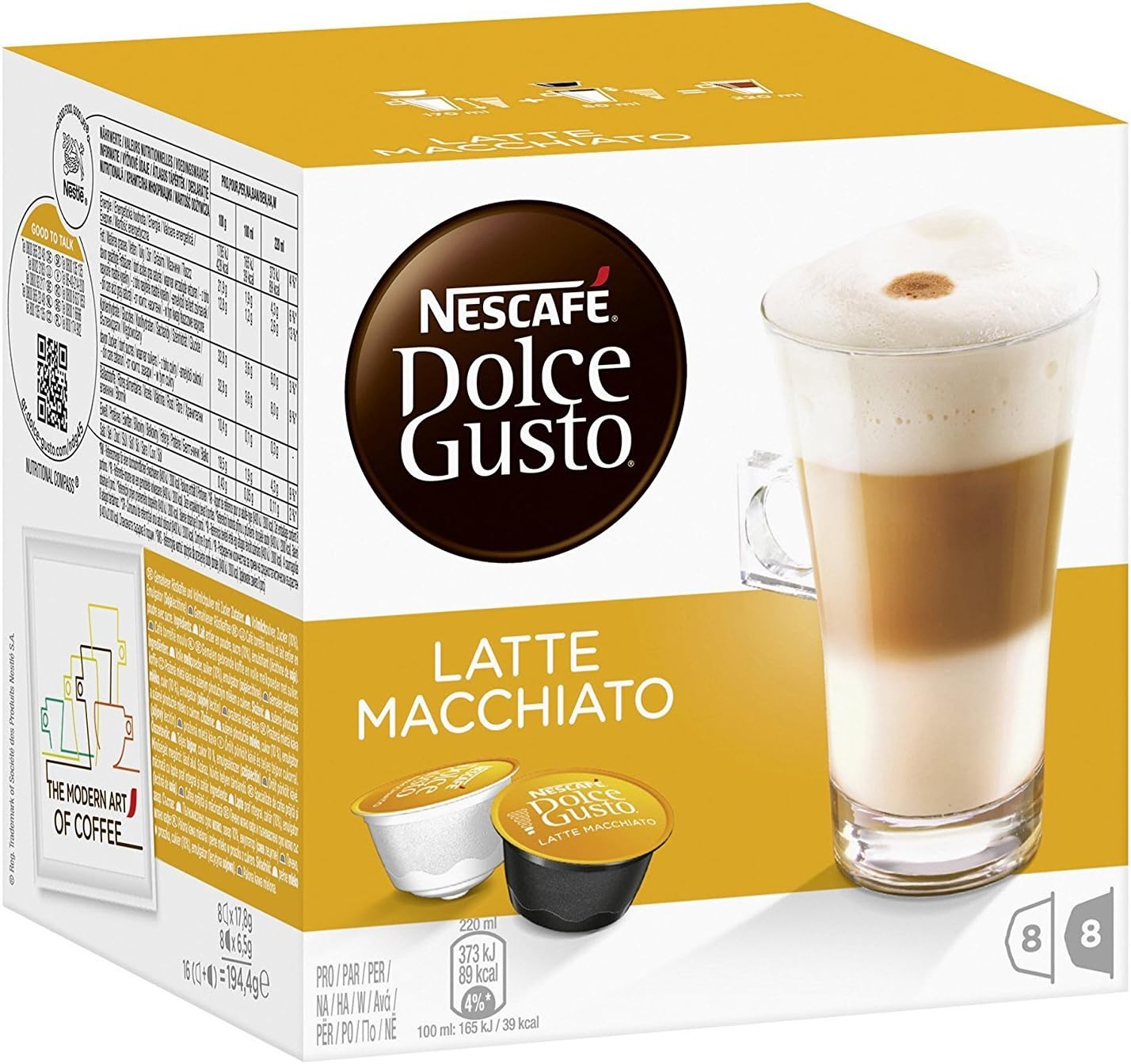 LATTE Nescafe Dolce Gusto Pods Capsules milk and coffee pods (choose