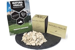 Natura Uralis Siberian Yellow Clay | 100g of Natural Yellow Clay, Pastel to Golden Yellow - Amazing Crunch, Satisfying Earthy