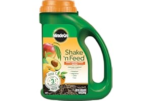 Miracle-Gro Shake 'N Feed Continuous Release Citrus, Avocado & Mango Plant Food, 4.5 lb.