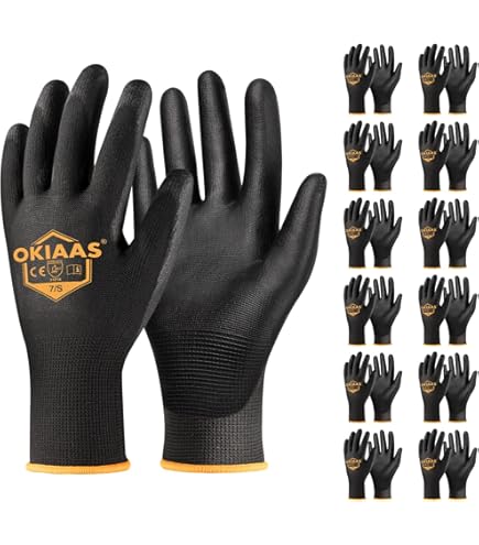 Amazon.com: Work Glove Rubber Coated Palm : Tools & Home