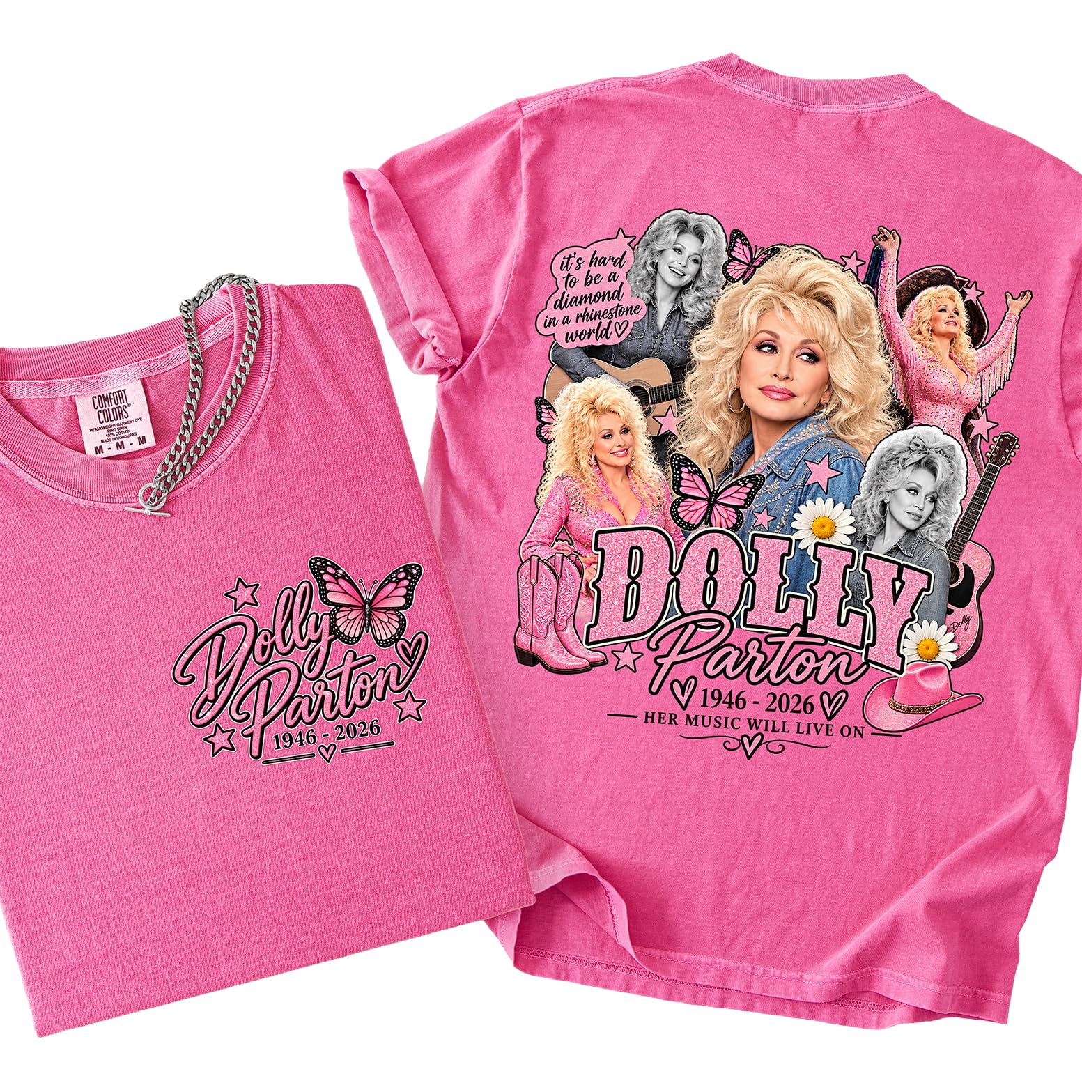 Dolly Memorial Shirt - Parton Country Legend Tribute Tee - Country Music Memorial Shirt 1946-2026