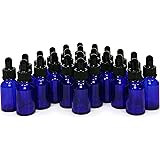 Vivaplex 24, Cobalt blue, 15 ml (1/2 oz) Glass Bottles, with Glass Eye Droppers