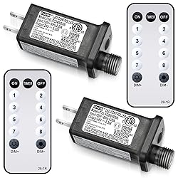 2 Pcs 8 Mode LED Light Transformer Class 2 Power