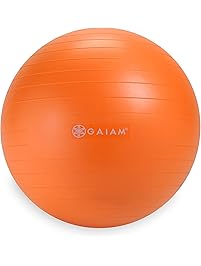 Gaiam Kids Balance Ball - Exercise Stability Yoga Ball, Kids Alternative Flexible Seating for Active Children in Home or Classroom (Satisfaction Guarantee), 45cm
