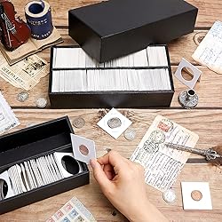 Henoyso 3 Pcs Double Row Coin Box Coin Holders for