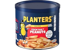 PLANTERS Salted Cocktail Peanuts 12 oz Jar (Pack of 1)