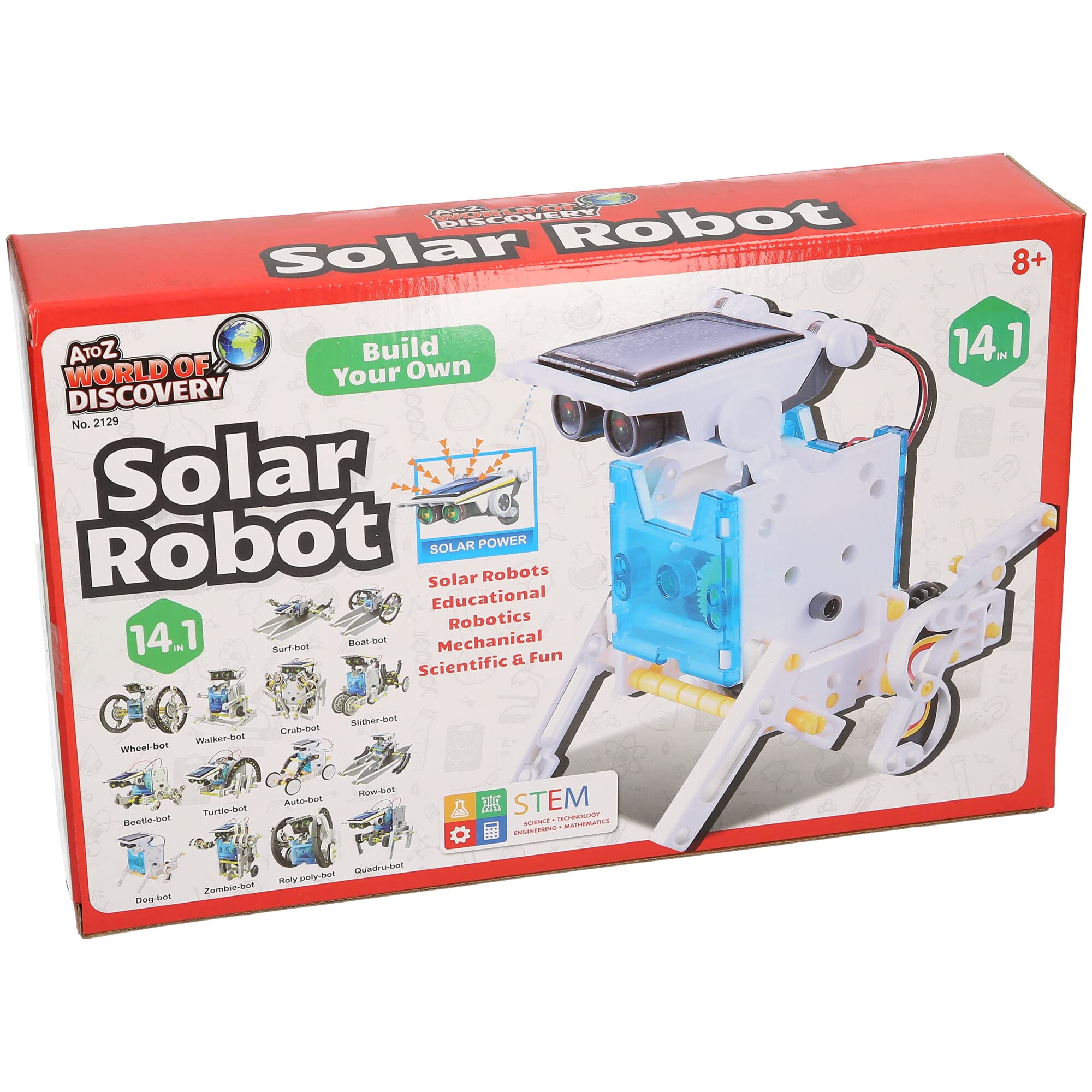 A to Z 2129 Solar Robot, multicolor