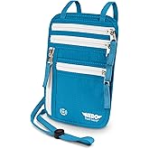 HERO Neck Wallet, RFID Blocking Passport Holder, Easy to Conceal Pouch