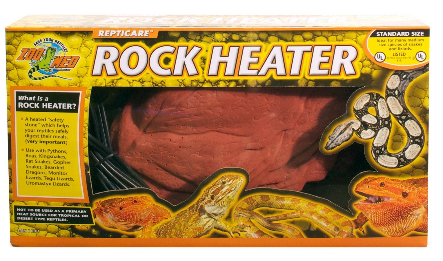 Zoo Med Rock Heater, RH-3E , Giant, 50 Watt