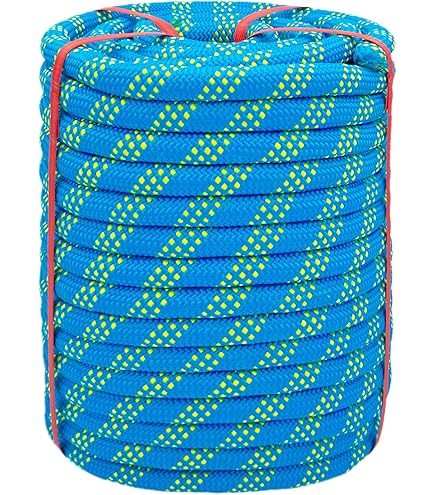 200ft Double Braid Polyester Rope – 7/16” Diameter, 1680lb Working Strength – Arborist, Rigging, Utility