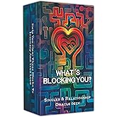 DPEHAKMK What's Blocking You? Love Oracle Cards, Singles Relationship Oracle Deck for Beginners, Uncover Emotional Barriers, Gain Clarity in Love Relationships,Romance, Twin Flame,Soulmate