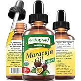 MYVIDAPURE Organic MARACUJA OIL Passion Fruit Certified Organic 100% Natural, Pure WILD GROWTH VIRGIN UNREFINED Brazilian for Skin, Face, Hair, Lip and Nail Care (0.5 Fl Oz)