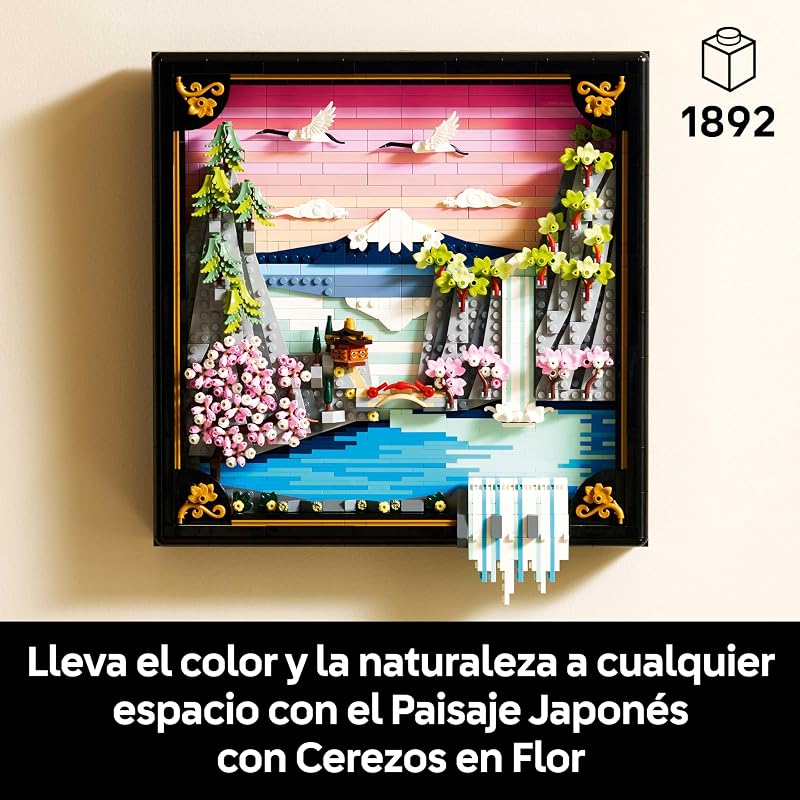 Art Paisaje Japonés con Cerezos en Flor 31218