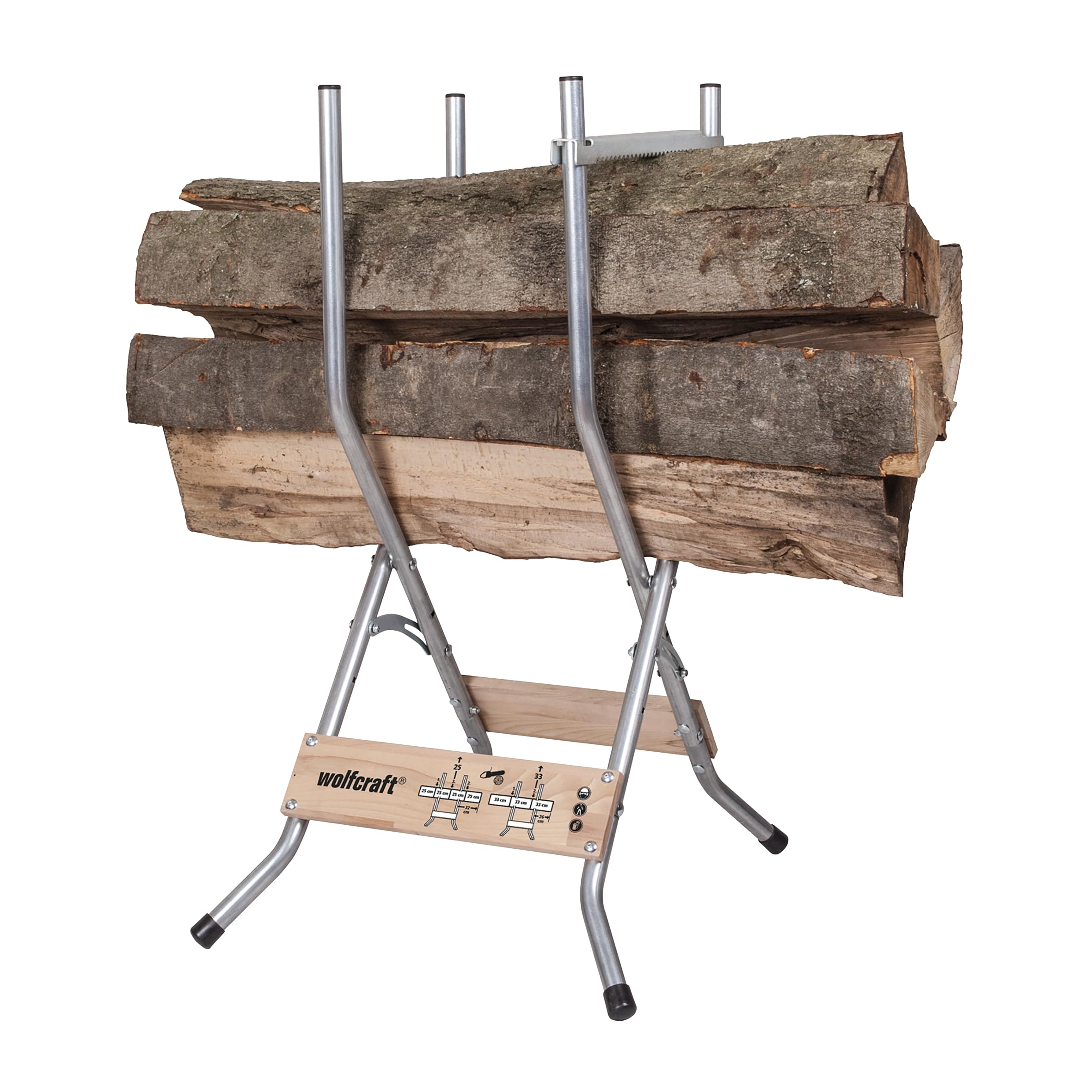 wolfcraft SB 60 Saw Buck I 5119000 I The Portable and Compact Saw Buck for firewood