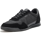 BOSS Mens Leather Mix Low Top Sneaker