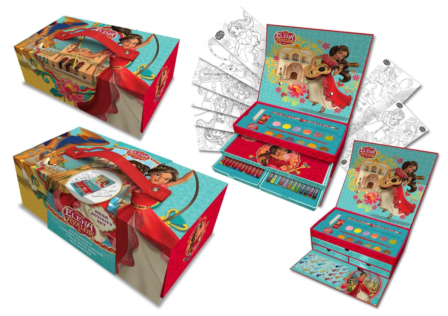 Frajodis Elena d Avalor Coffret de Coloriage Amazon Jeux et Jouets