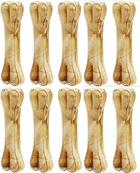 Foodie Puppies Pressed Dog Bone 5 inches (Medium) - Pack of 10 Bones