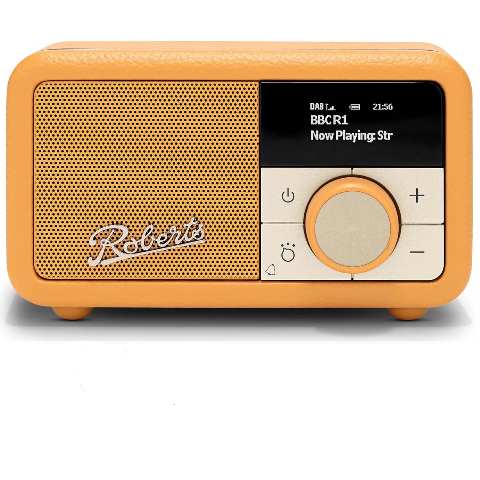 Roberts Revival PETITE2 FM/DAB/DAB+ Digital Radio with Bluetooth, Sunburst Yellow