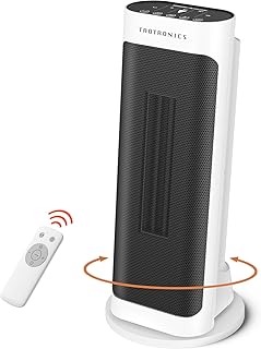 Heizlüfter, TaoTronics Keramik Heizlüfter mit Fernbedienung und 2 Heizstufen (2000W/1200W), Badenzimmer energiesparend leise Heizung Heater mit ECO Modus, 65° Oszillation, 0-7H Timer, GS-zertifiziert