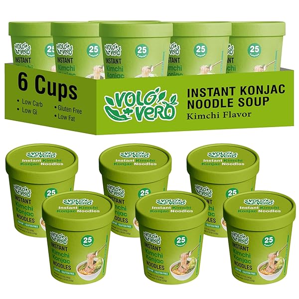VOLO VERO KONJAC NOODLE SOUP CUP SPICY KIMCHI...