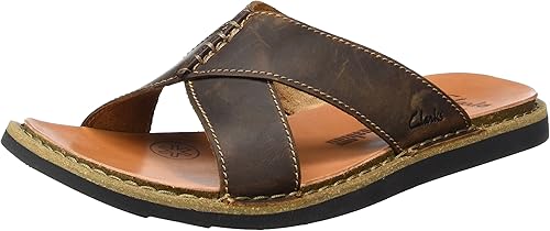 clarks mens leather slippers size 9