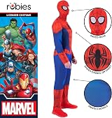 Rubies Spider-man Official Adult Costume Large Jumpsuit Mask view 3