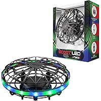 Force1 Scoot LED Hand Operated Drone for Kids or Adults - Hands Free Motion Sensor Mini Drone, Easy Indoor Small UFO Toy…