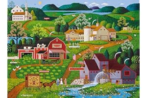 Buffalo Games - Charles Wysocki - Burma Road - 1000 Piece Jigsaw Puzzle for Adults Challenging Puzzle Perfect for Game Nights - Finished Puzzle Size is 26.75 x 19.75