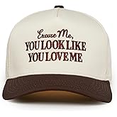 Funky Junque Vintage Canvas Snapback Hat - Adjustable 2 Tone Cap for Men Women - Put It On My, Cowboy, Girl Dad, Funny