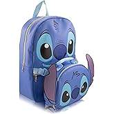 Disney Stitch Backpack With Lunch Box for Girls | Stitch Insulated Lunch Bag Lunch Box for Girls, Boys, Toddlers | Stitch Blue Backpack for School and Reusable Lunchbox