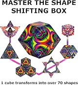 Shashibo Shape Shifting Box Confetti – Award-Winning Magnetic Puzzle Cube view 4