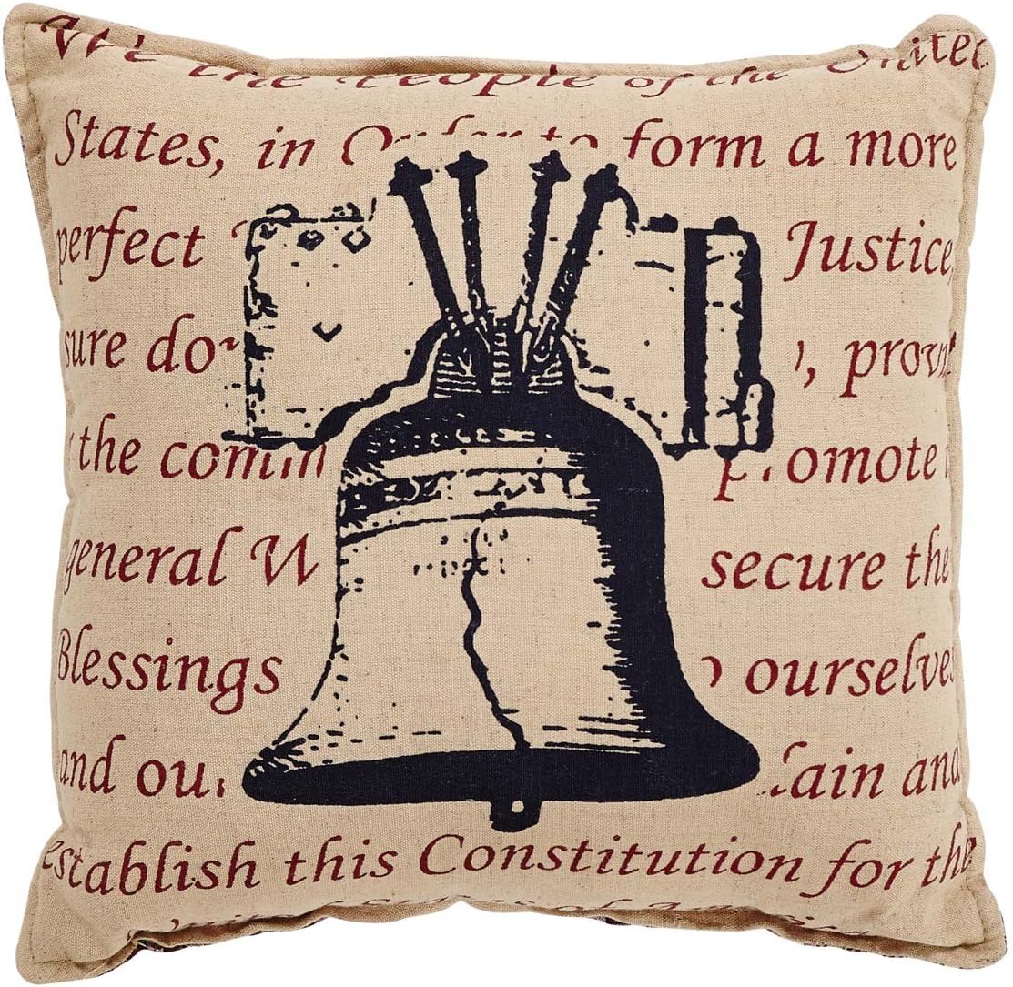 VHC Brands 24983 Independence Bell Pillow 12x12