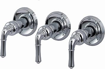 Trim Kit For 3 Handle Shower Valve Fit Delta Washerless Shower