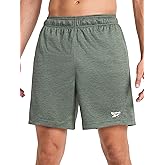 Reebok Mens Viper 2.0 7” Short, Standard Fit, Lightweight Poly Grid Mesh Fabric