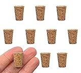 EISCO 10PK Cork Stoppers, Size #2-9mm Bottom, 13mm