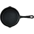 5.4 inch (13.7cm) pre-seasoned cast iron skillet, Mini Fry Pan, Round