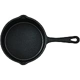 5.4 inch (13.7cm) pre-seasoned cast iron skillet