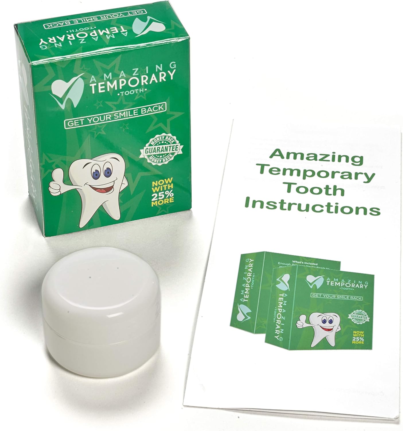 Amazing Temporary Missing Tooth Kit Replacement Temp Dental 25% More Than Others: Health & Personal Care
