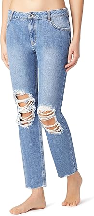 womens jeans with rips in the back