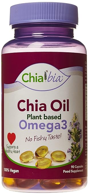 Amazon.com: Chia Bia Chia Petróleo – Planta base Omega 3 90 ...