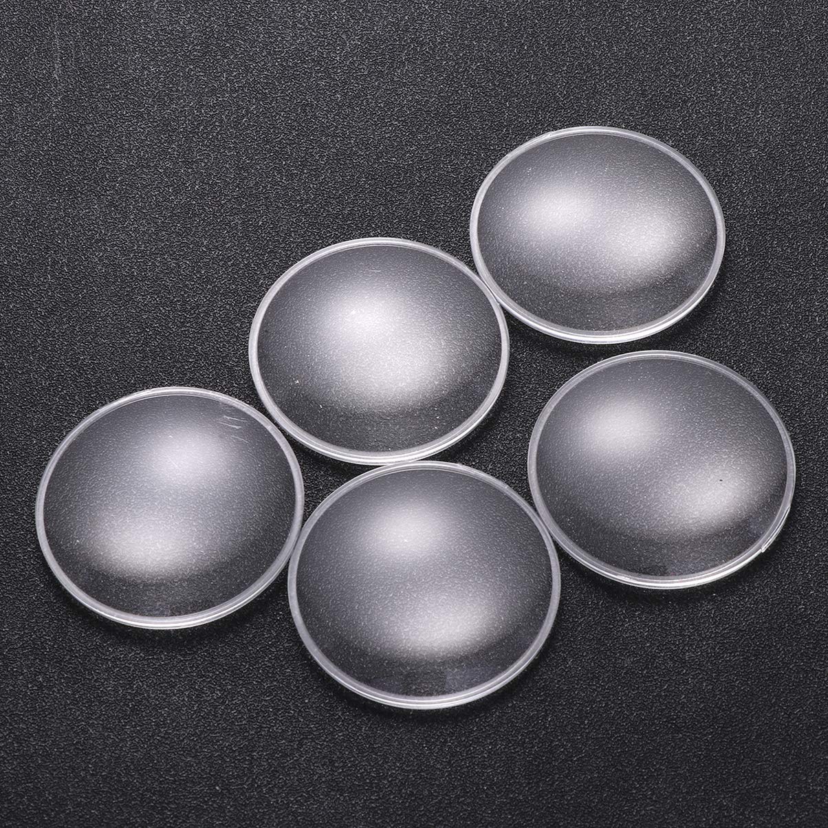 Hemobllo 20 Pcs Optical Lens 42mm Diameter Double Convex Lenses, 68mm Focal Lengths Biconvex