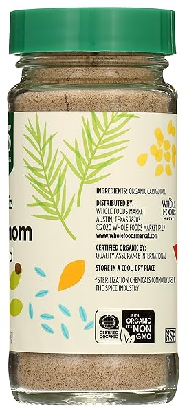 365 BY WHOLE FOODS MARKET, ORGANIC GROUND CARDAMOM, 1.87 OUNCE