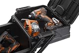 Keter Black Horizontal Tool Box Trolley with Wheels and Handle 65cm view 3