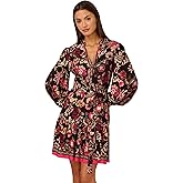 Adrianna Papell Womens Printed Short Dress