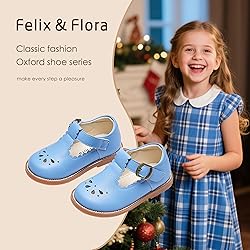 Felix & Flora Toddler Little Girl Blue Mary Jane