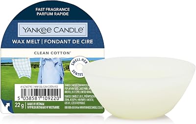Yankee Candle Wax Melts Clean Cotton 8 Hours 1 Count