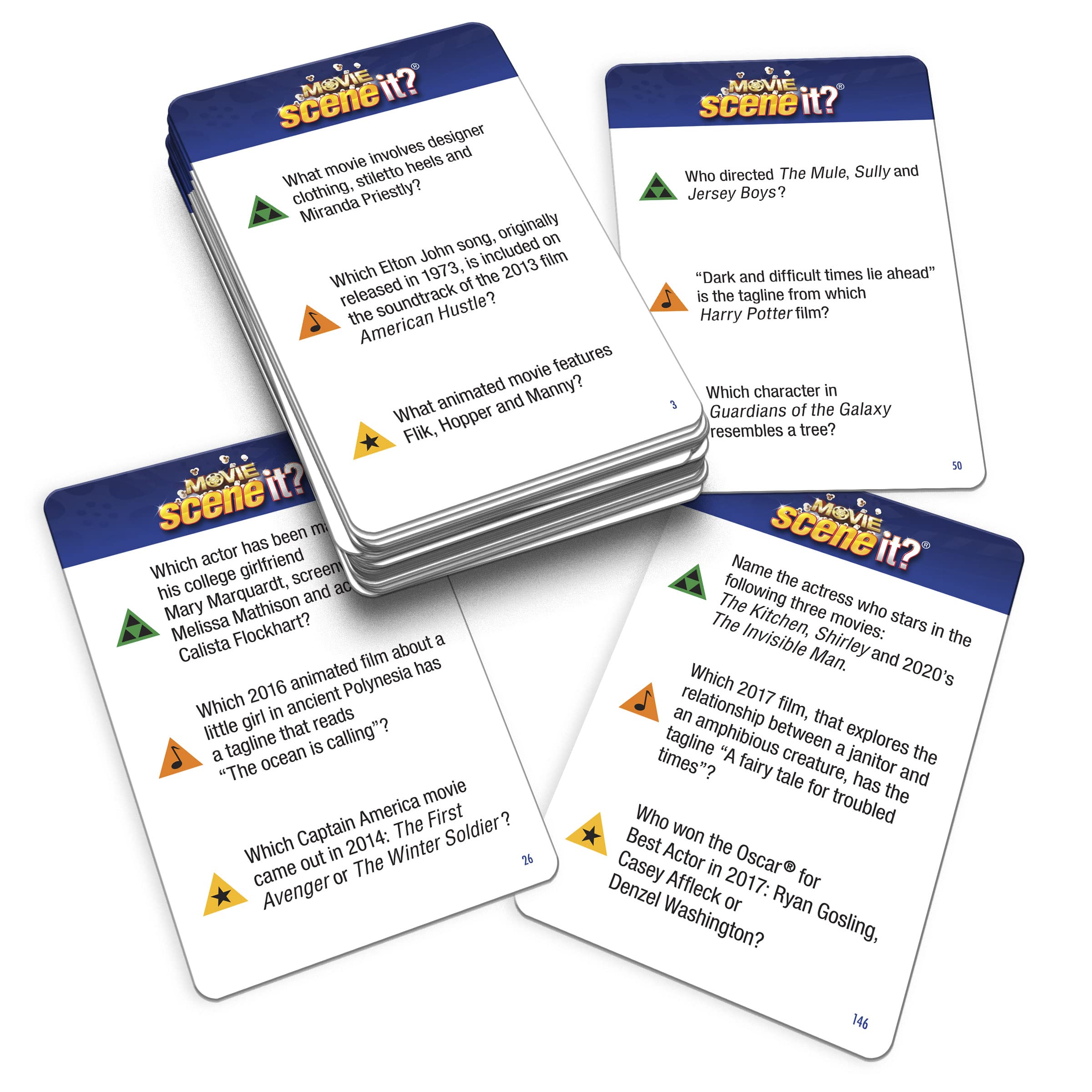 Scene It? Movie Trivia Board Game, The Ultimate Movie Knowledge Test, Puzzle-Solving Family Party Game, Stream Real Clips with Gamestar App